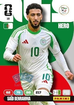Said Benrahma Algeria Panini FIFA World Cup 2026 Adrenalyn XL #18